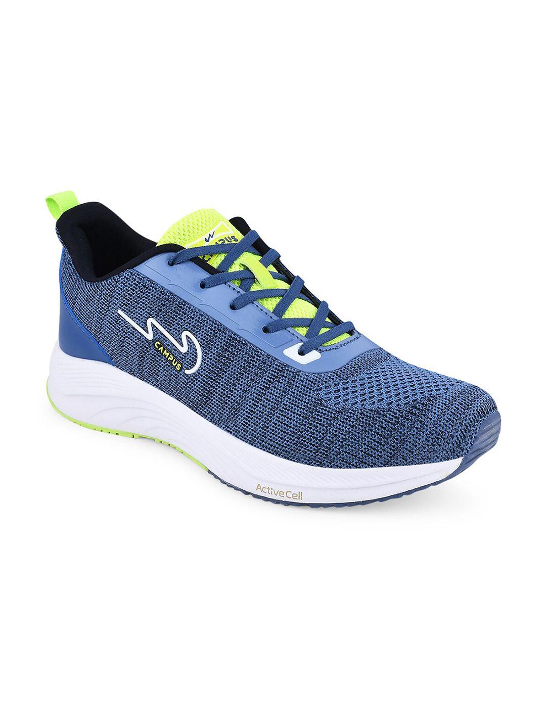 campus men blue mesh running shoes