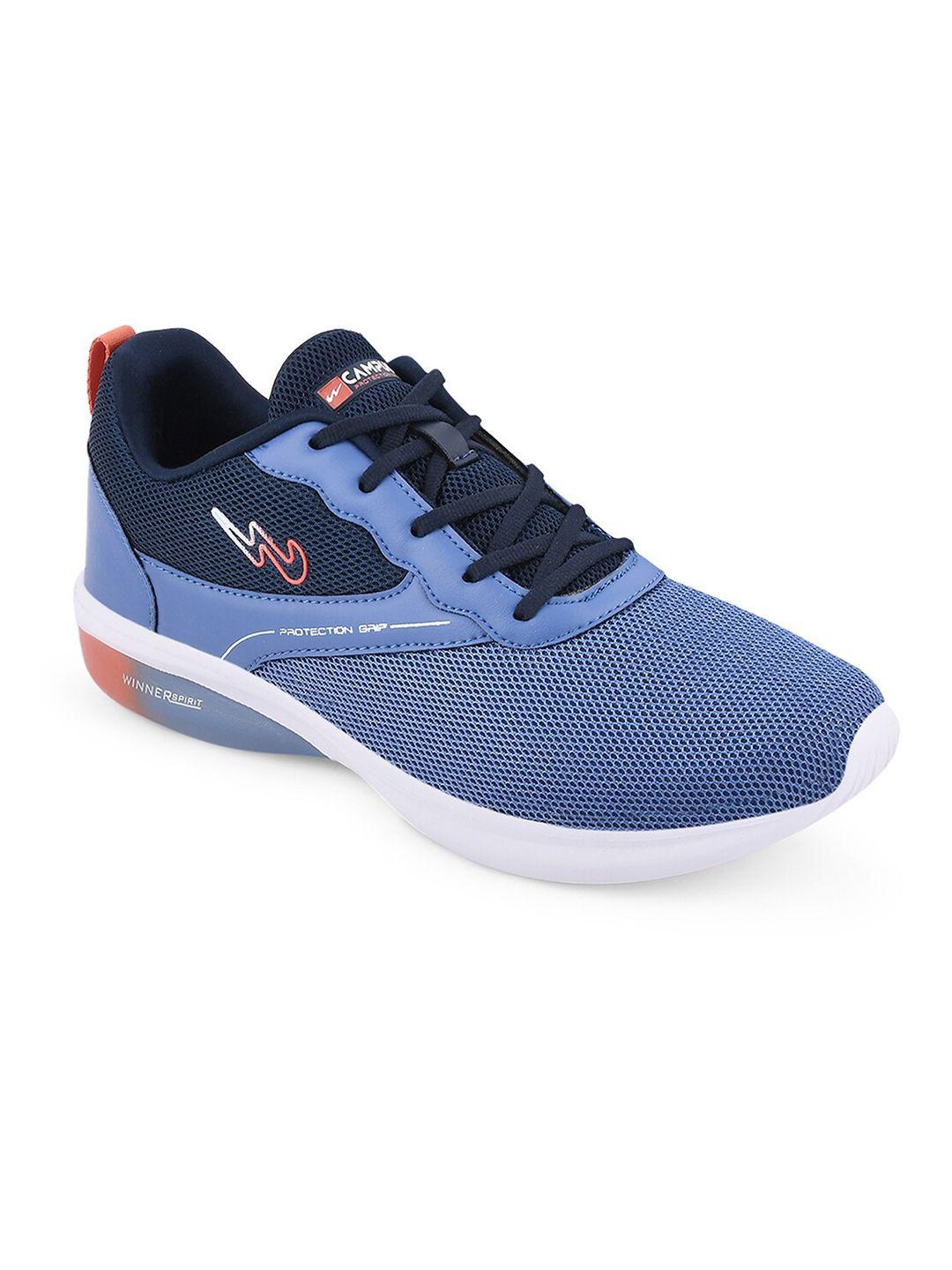 campus men blue mesh running shoes