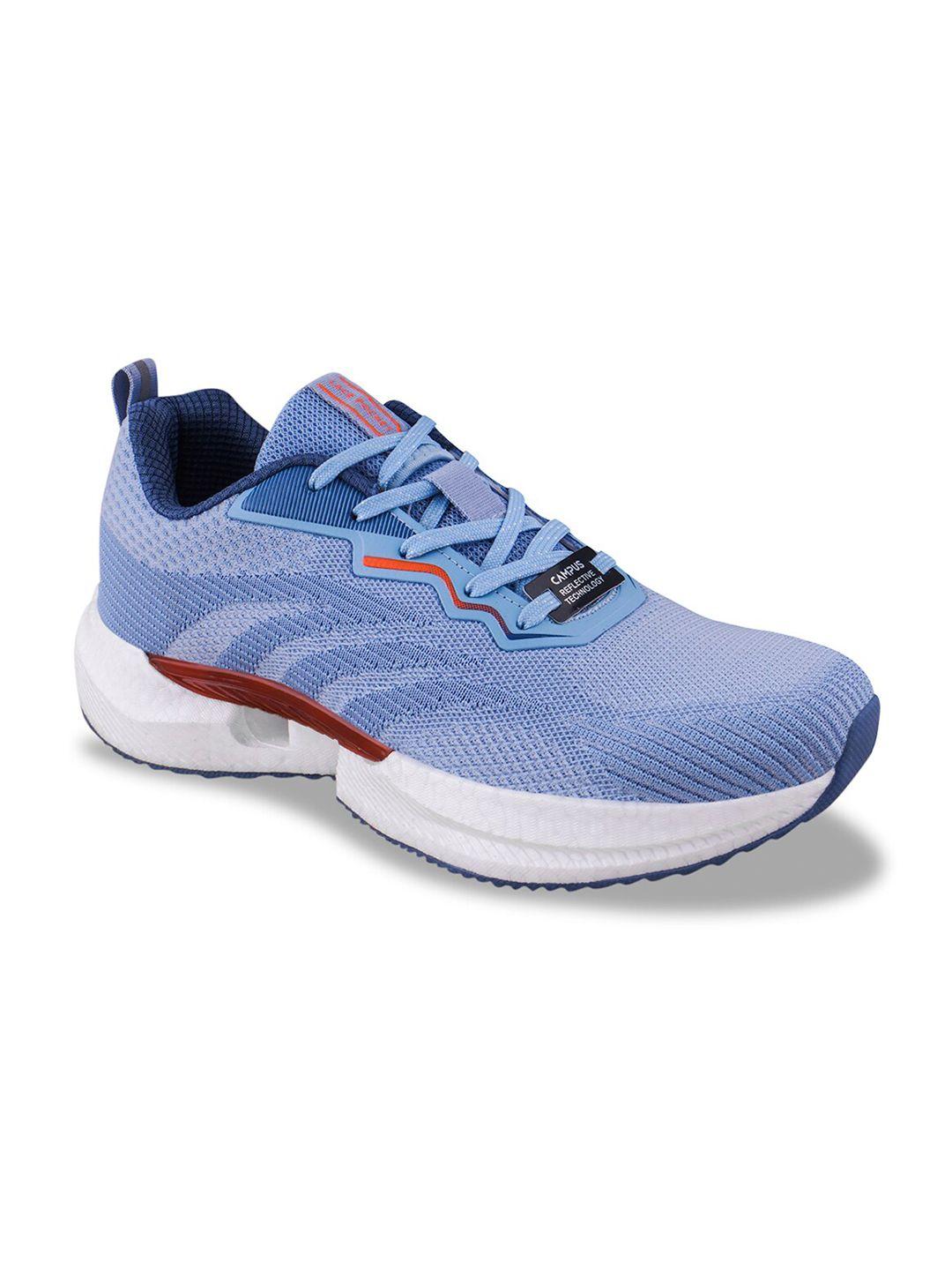 campus men cora nitroboost textile running shoes