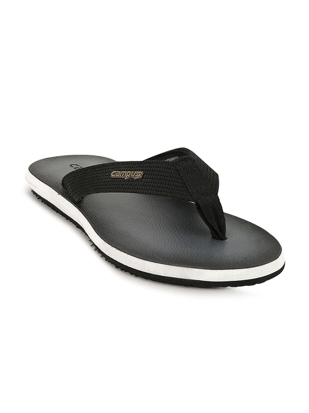 campus men grey & white thong flip-flops