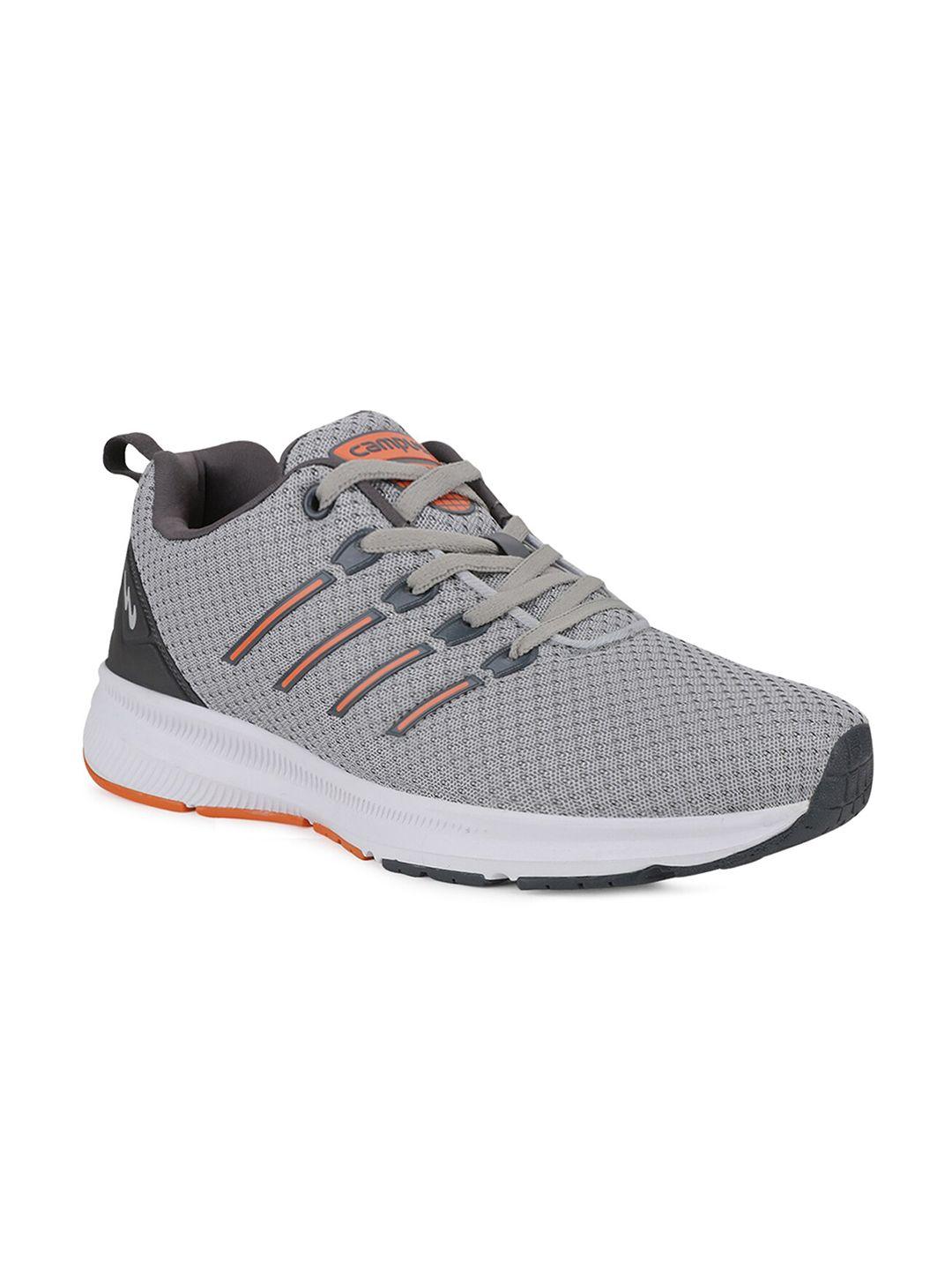 campus men grey mesh running shoes