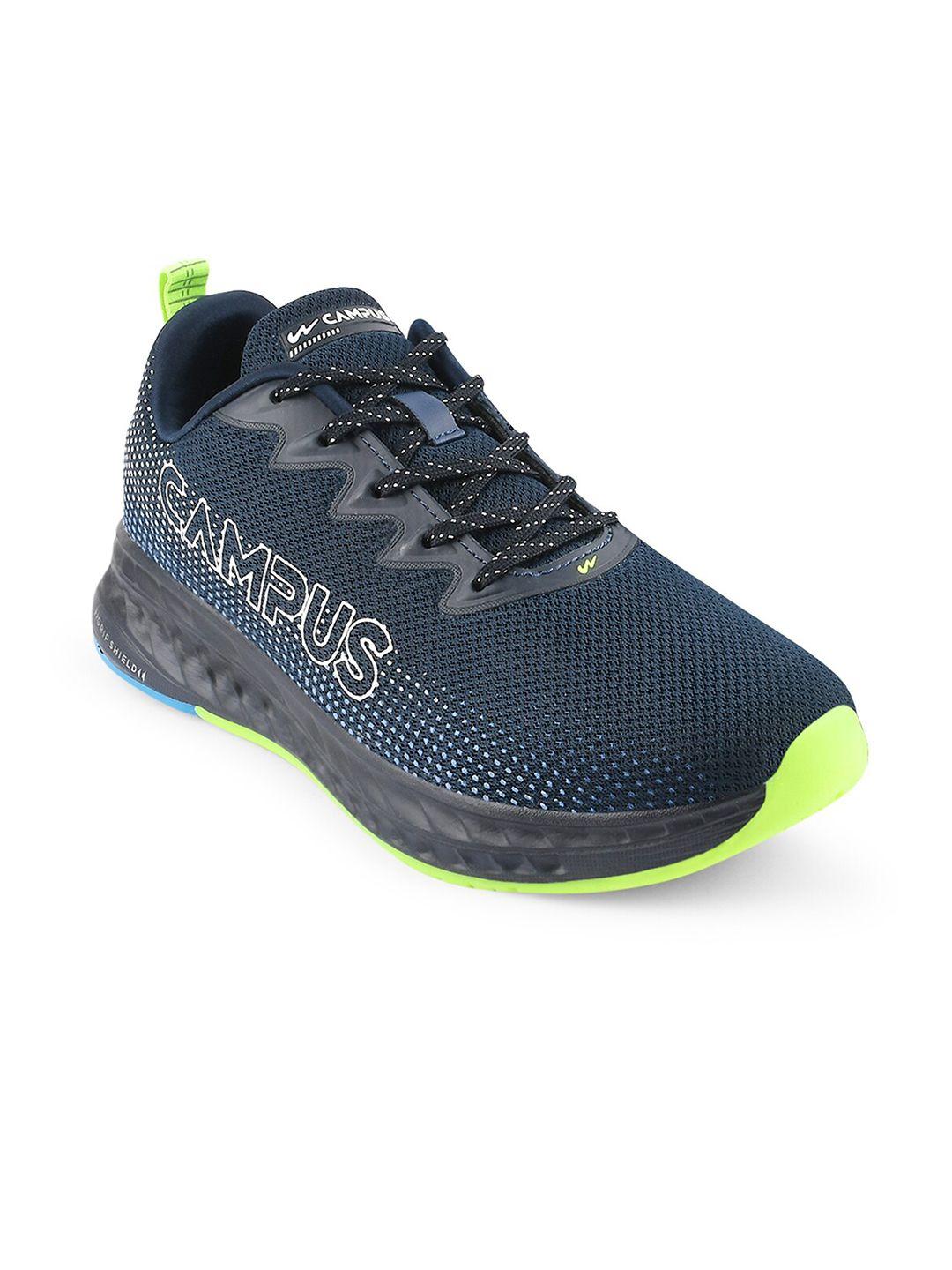 campus men navy blue mesh running shoes campus camp-opera men's navy blue running shoes