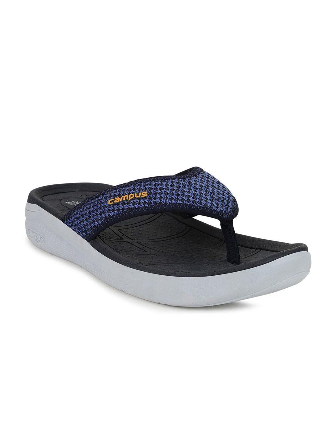 campus men printed thong flip-flops