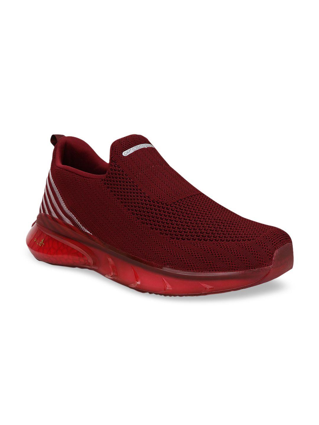 campus men red mesh running shoes