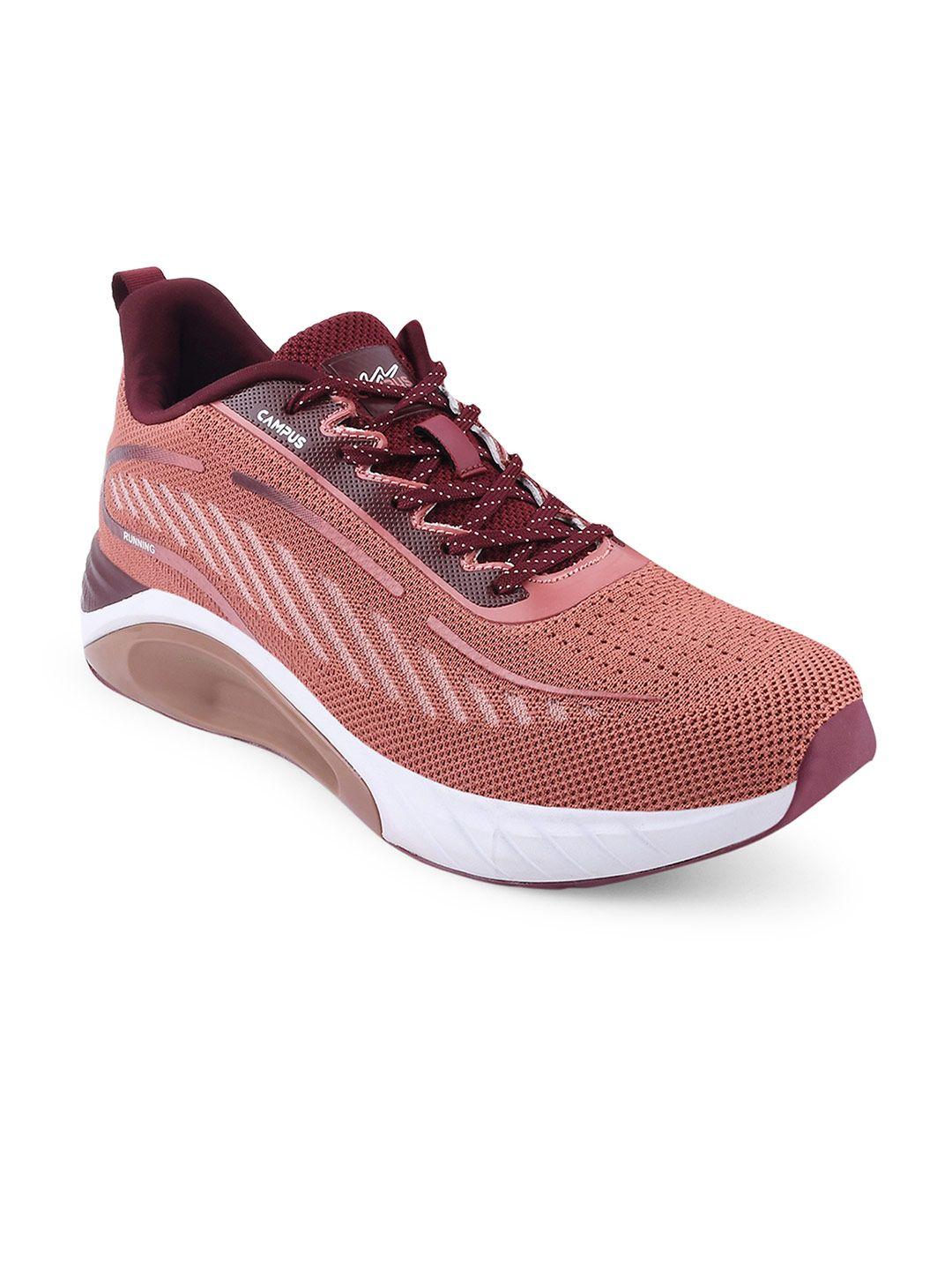 campus men rust mesh running shoes