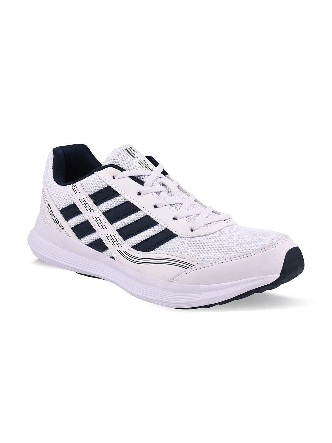 campus men white mesh running shoes