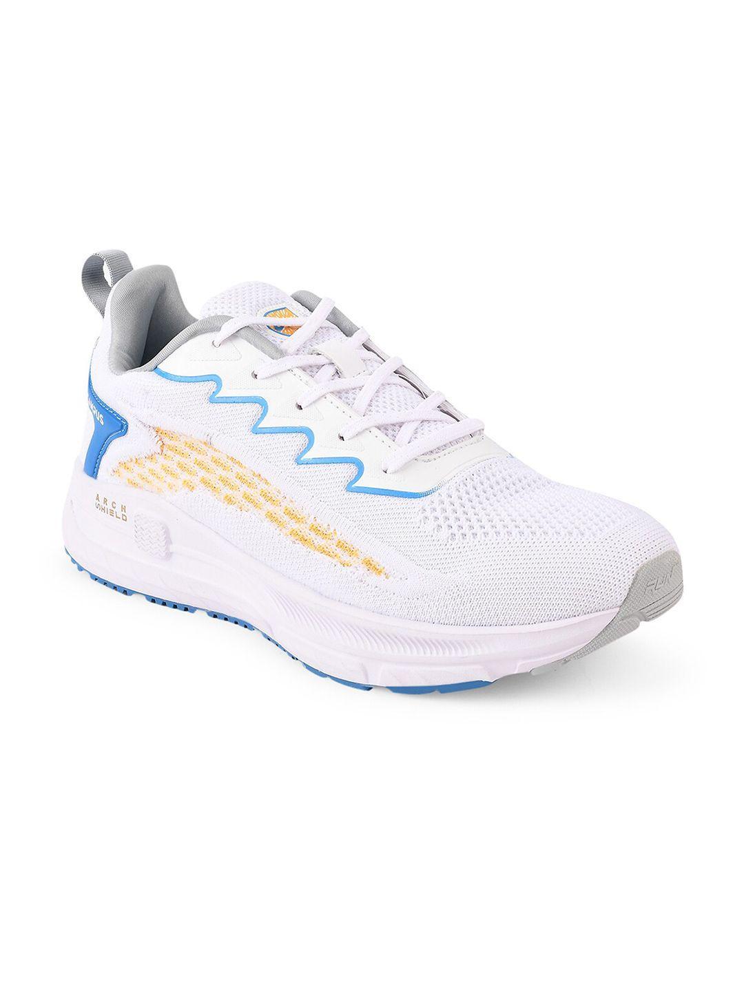 campus men white mesh running shoes