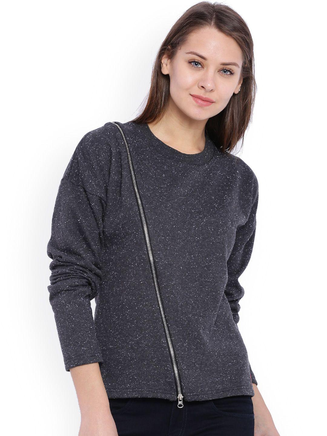 campus sutra charcoal grey sweatshirt