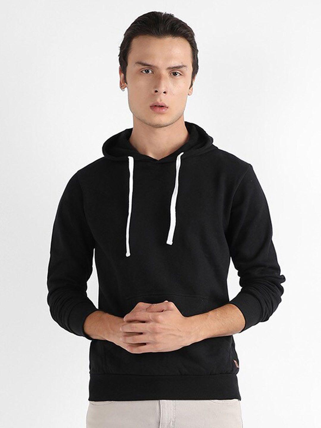 campus sutra cotton hooded pullover sweatshirt