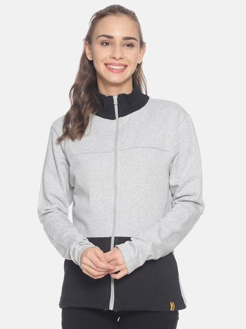 campus sutra grey full sleeves sweatshirt