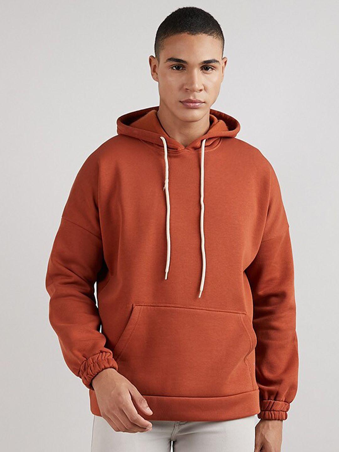 campus sutra hooded cotton pullover sweatshirt