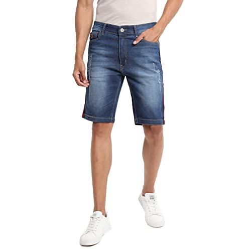 campus sutra men's shorts (sumr22jn_short52_m_pln_bu_32_blue_32)