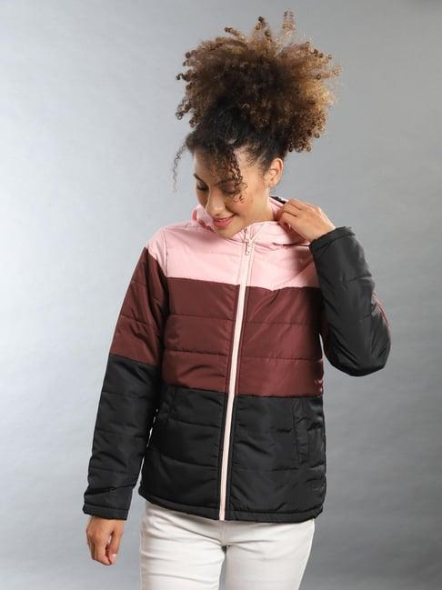 campus sutra multicolor quilted jacket