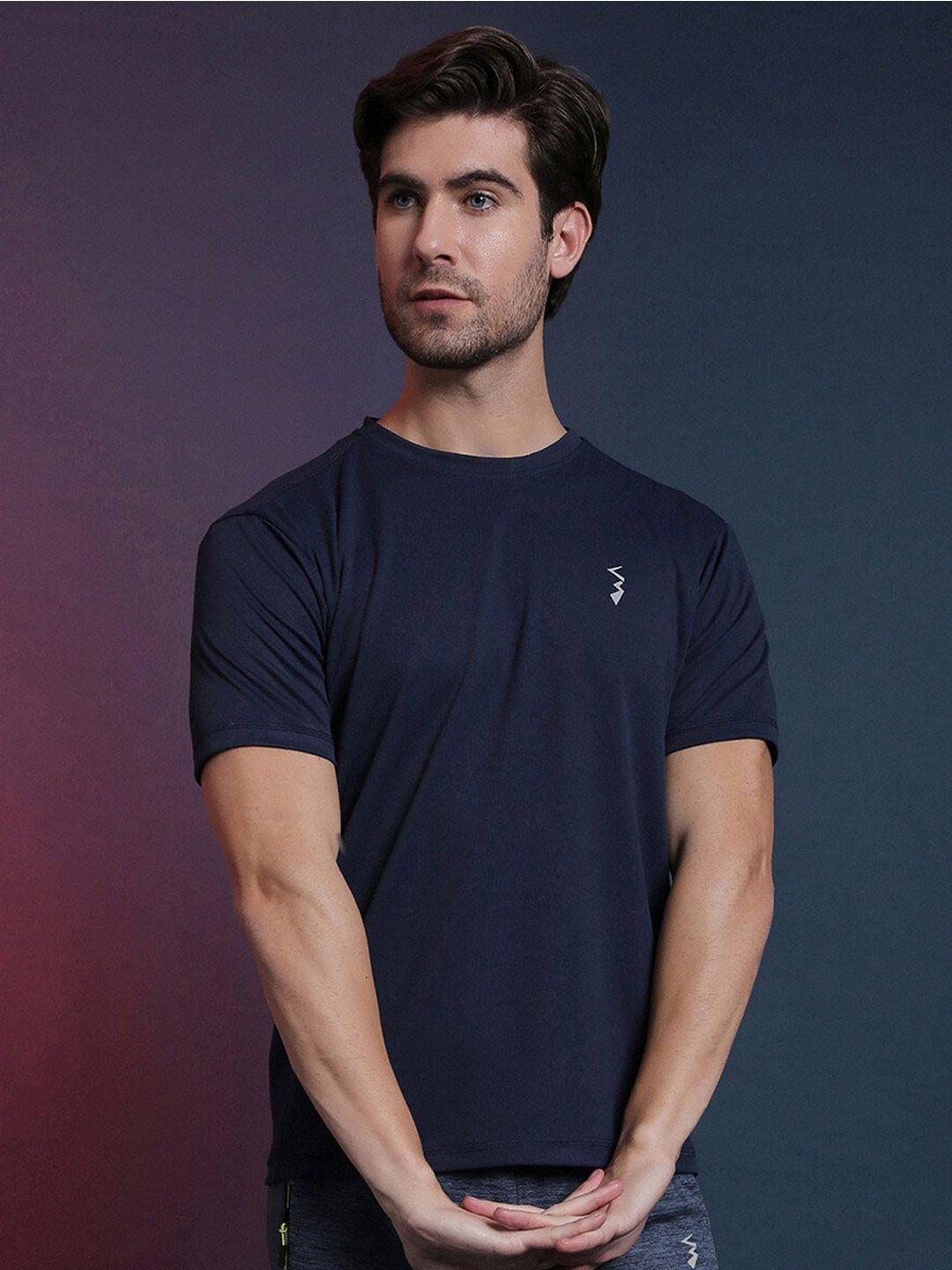 campus sutra round neck dry fit running sports t-shirt