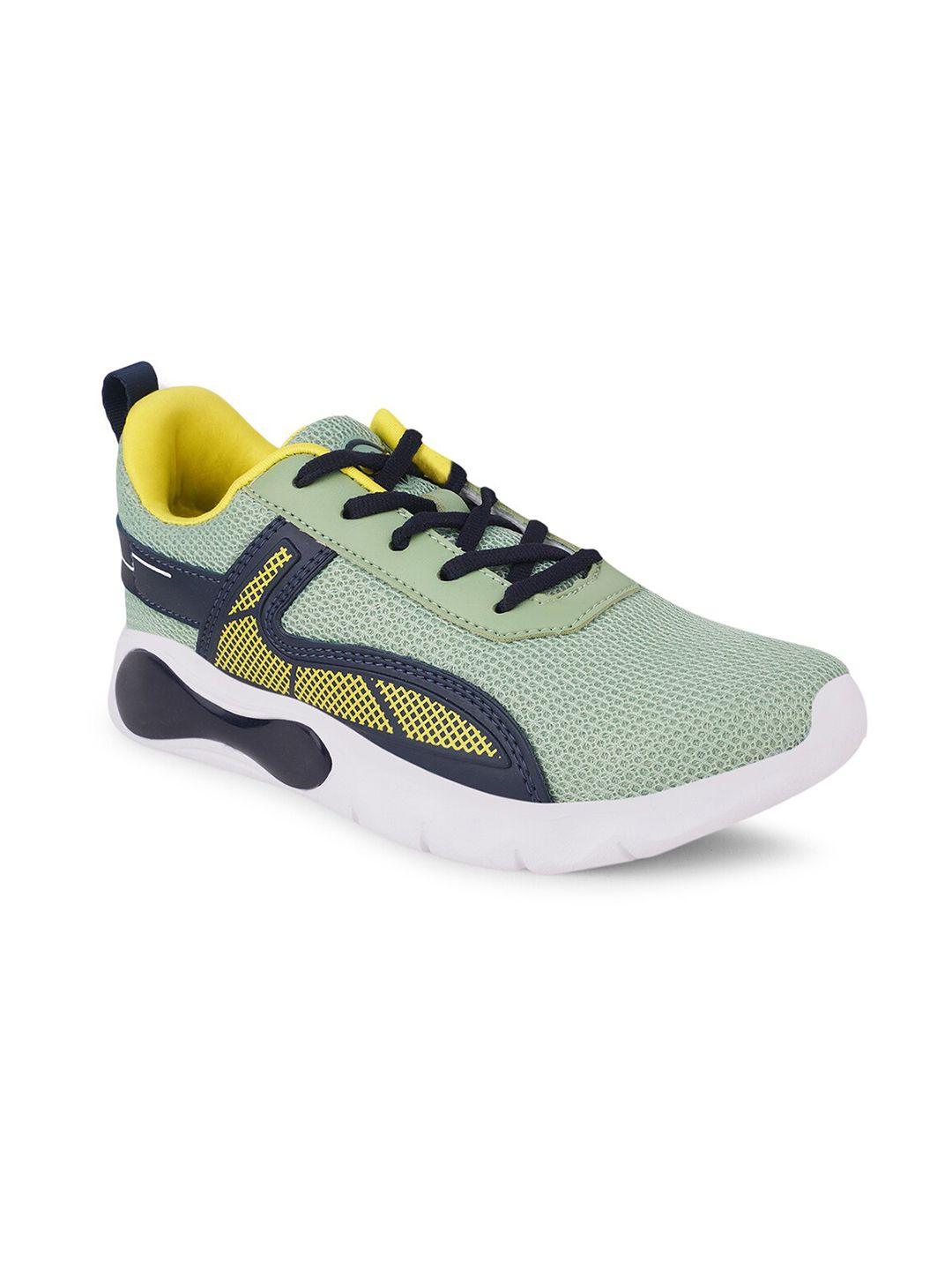 campus unisex kids green mesh running shoes