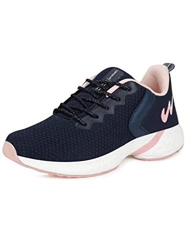 campus women's alice navy/peach running shoes - 7uk/india 9g-178