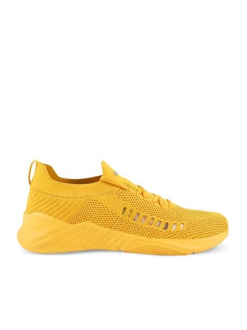 campus women's camp-fleek yellow running shoes