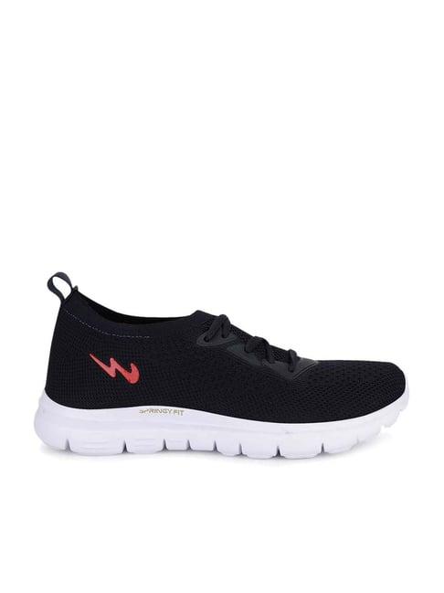 campus women's jelly pro black casual shoes