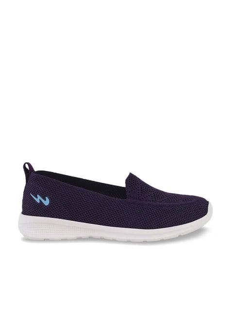 campus women's jitters purple loafers