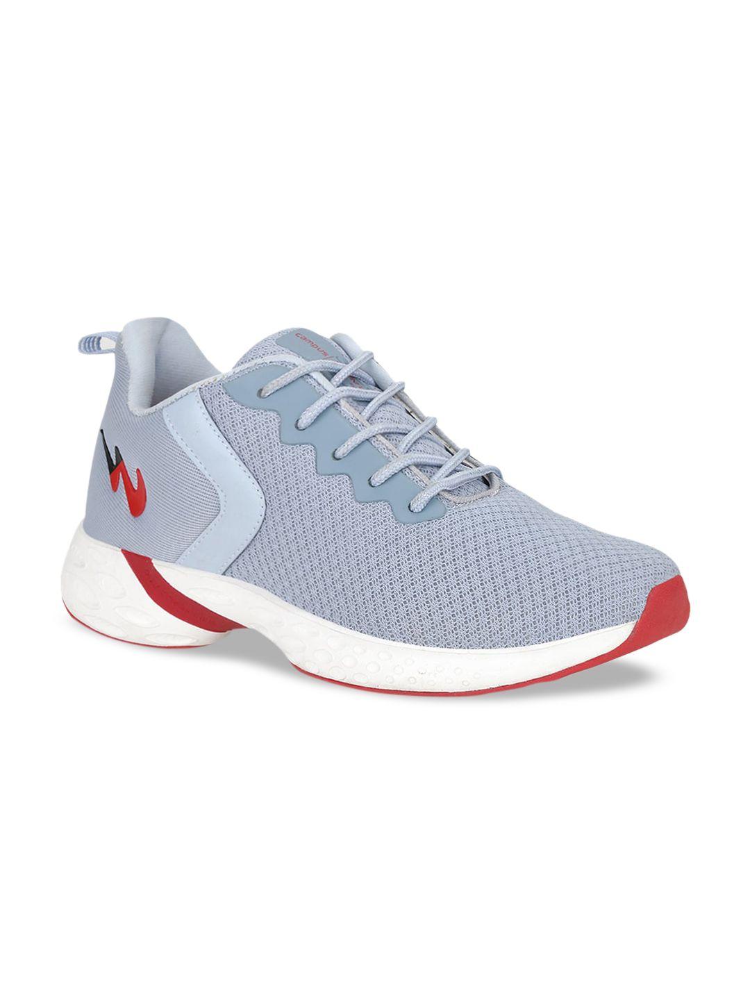 campus women blue mesh running shoes