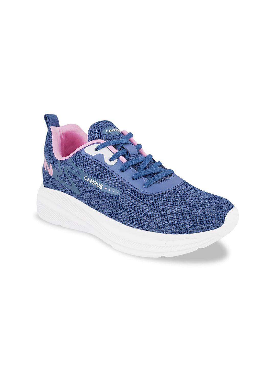 campus women nero textile running shoes