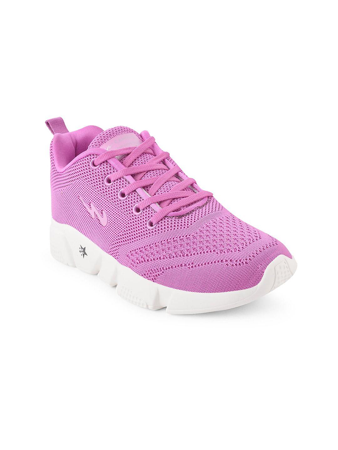 campus women pink mesh running shoes