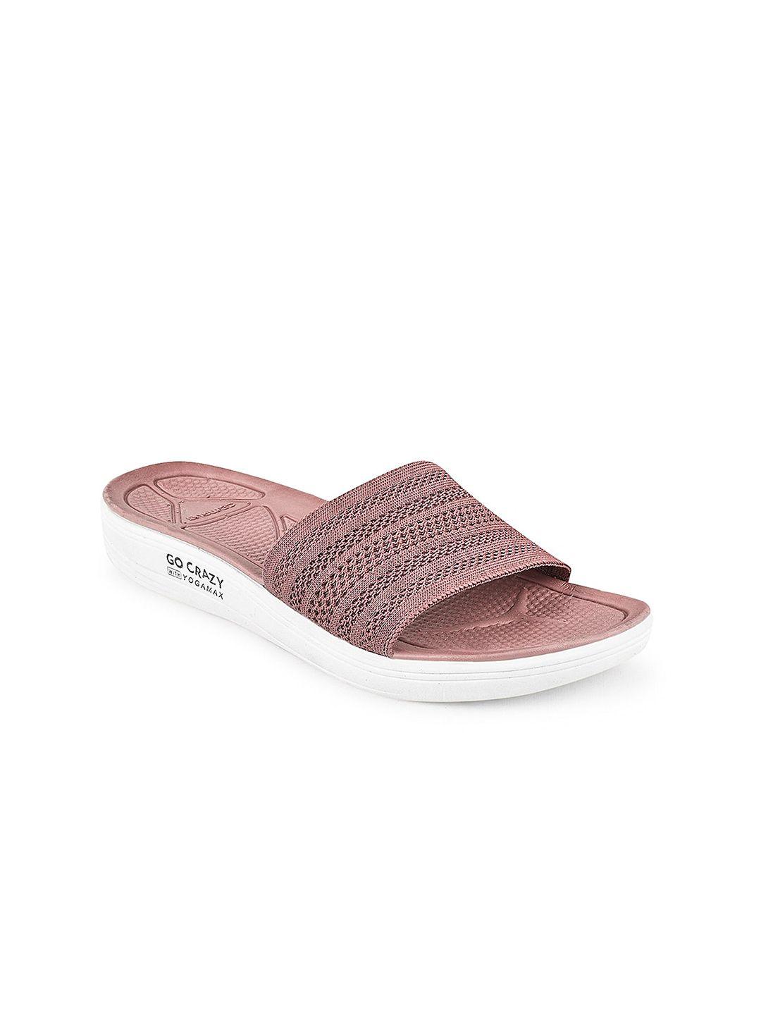 campus women textured sliders