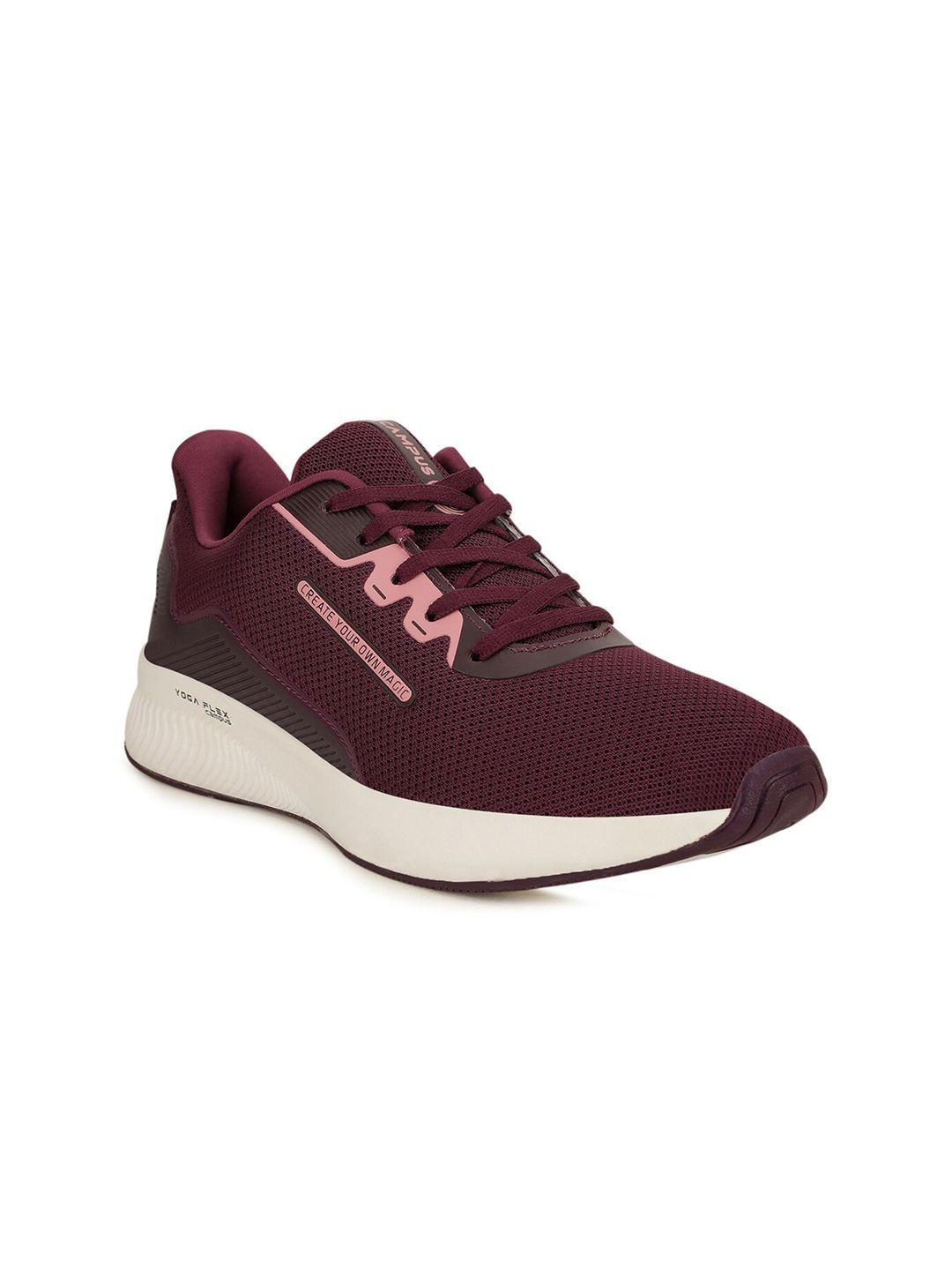 campus women violet mesh running shoes