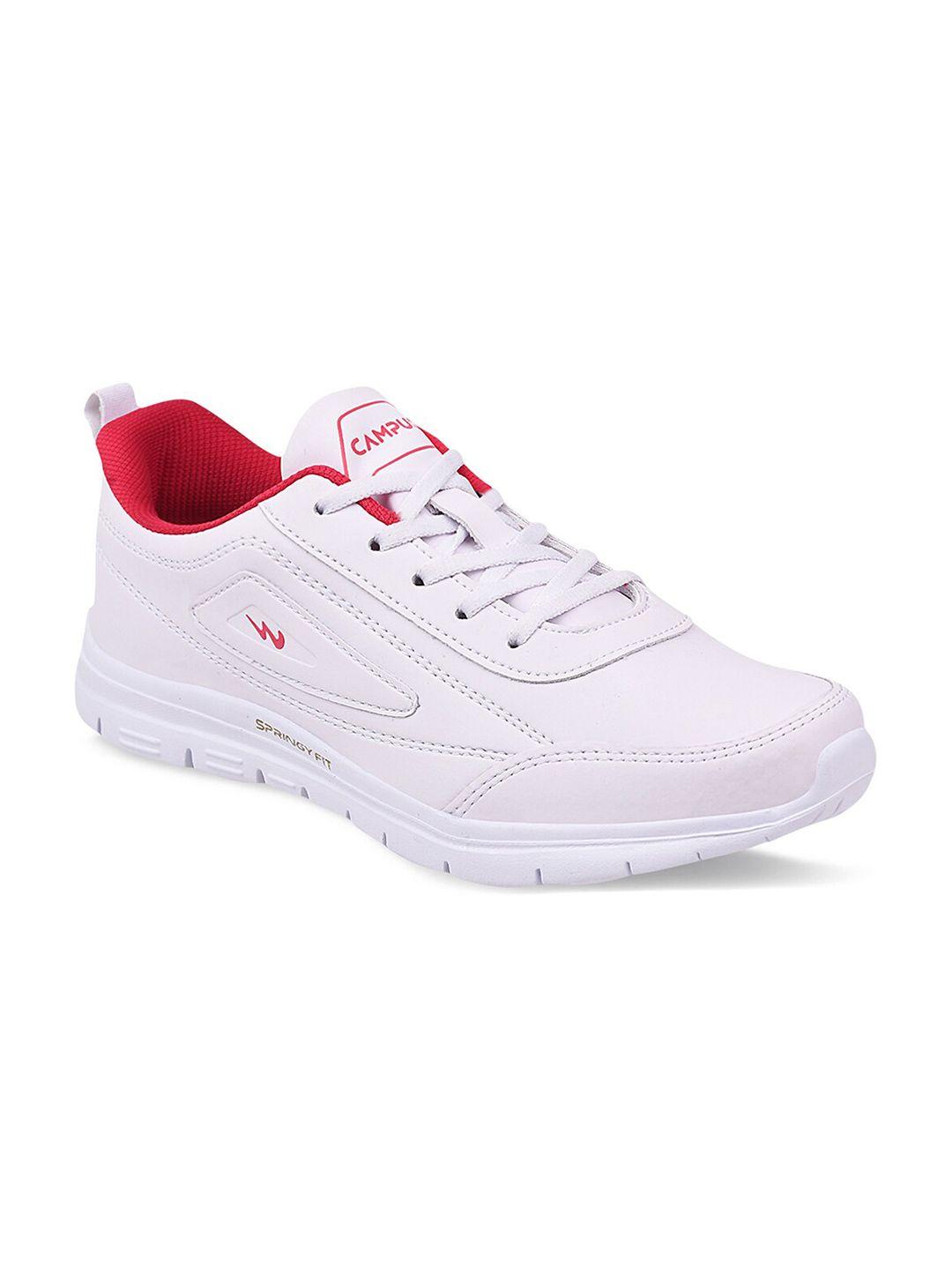 campus women white mesh running shoes