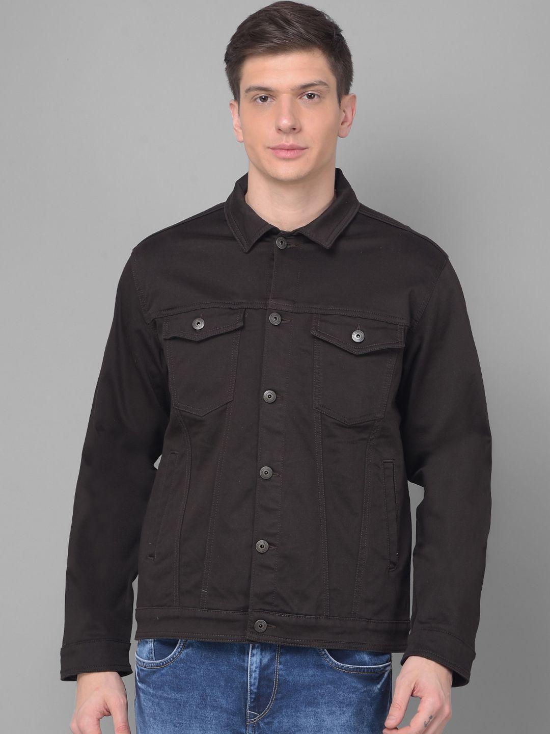 canary london men black denim jacket