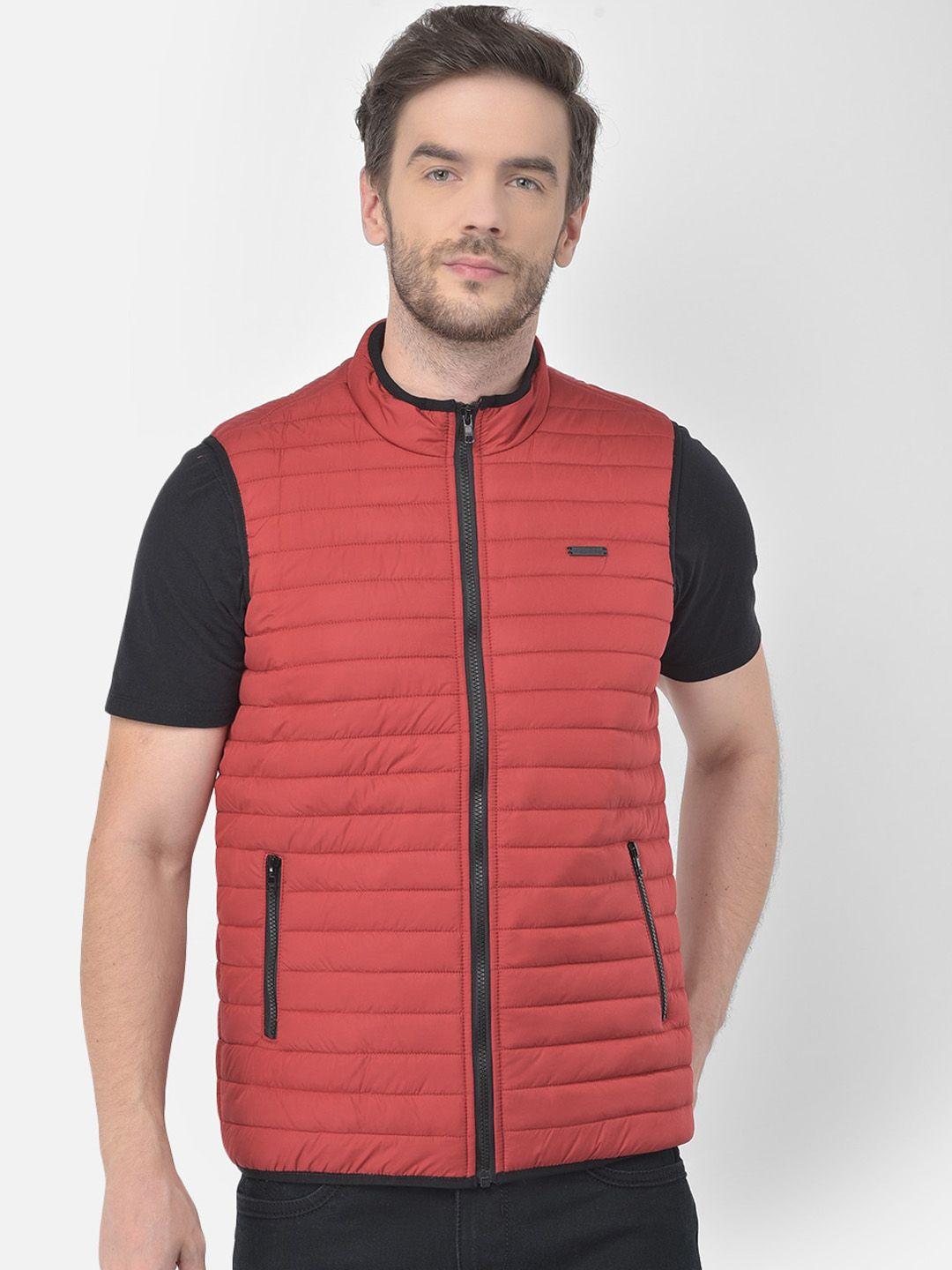 canary london men red puffer jacket