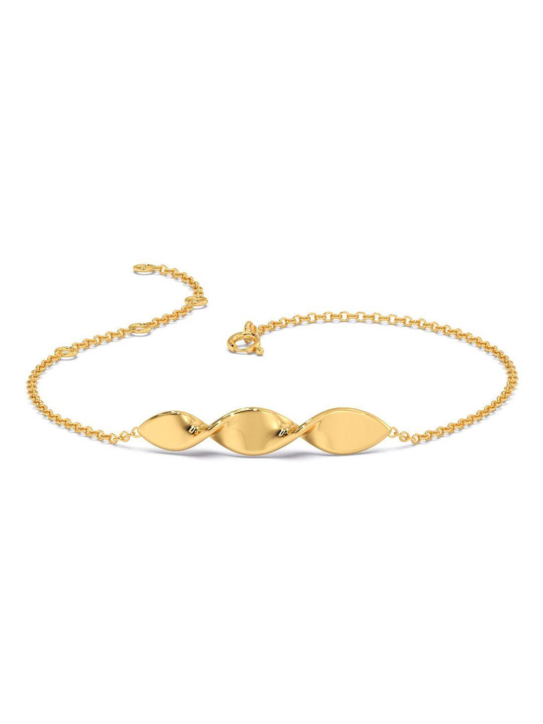 candere a kalyan jewellers company 14kt bis hallmark gold bracelet-1.26gm