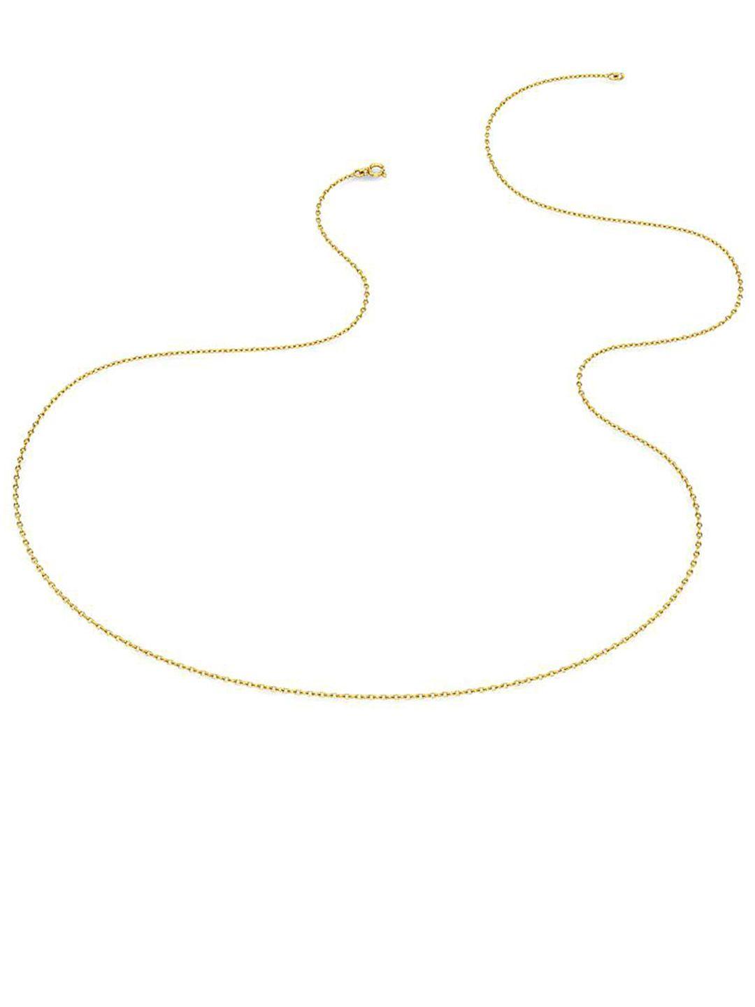 candere a kalyan jewellers company 18kt bis hallmark gold chain-1.9gm