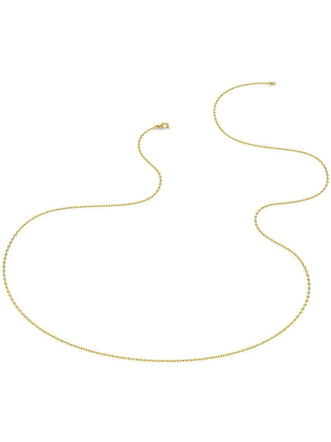 candere a kalyan jewellers company 18kt bis hallmark gold chain-2.28gm