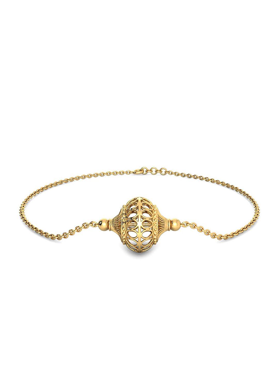 candere a kalyan jewellers company 18kt gold bracelet -2.65gm
