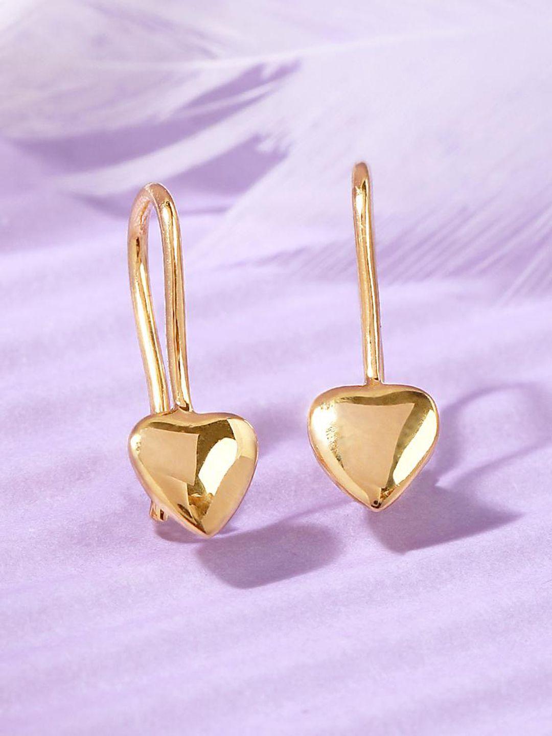candere a kalyan jewellers company 18kt gold dangle earrings-1.4gm