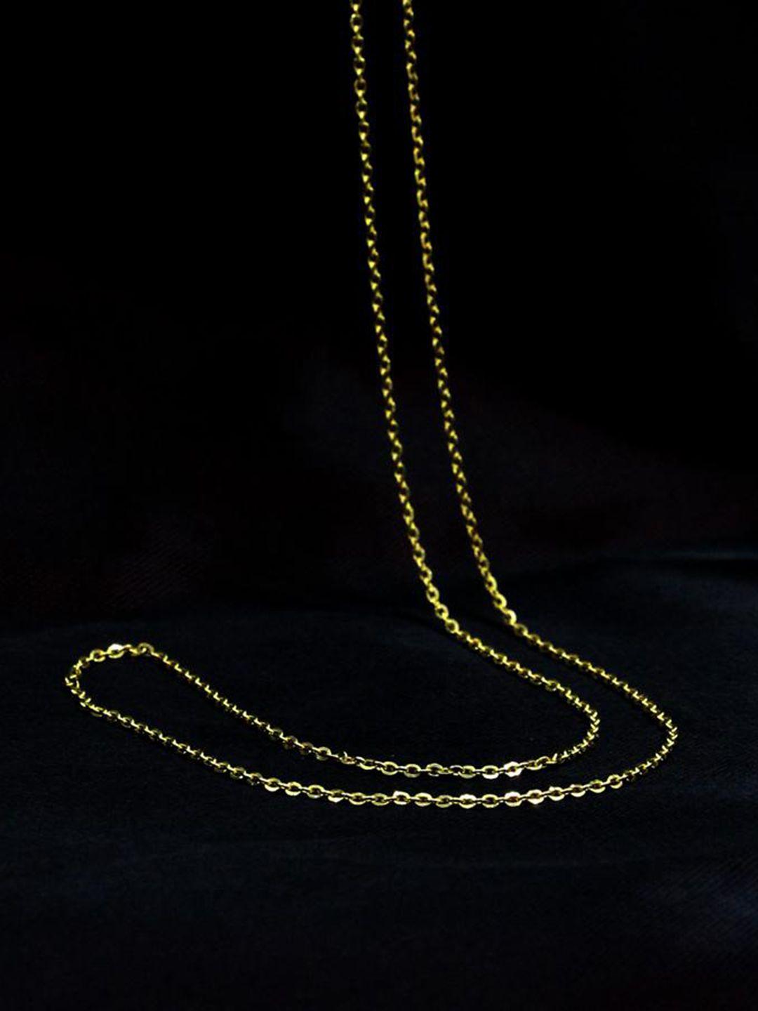 candere a kalyan jewellers company 22kt bis hallmark gold chain-3.26gm