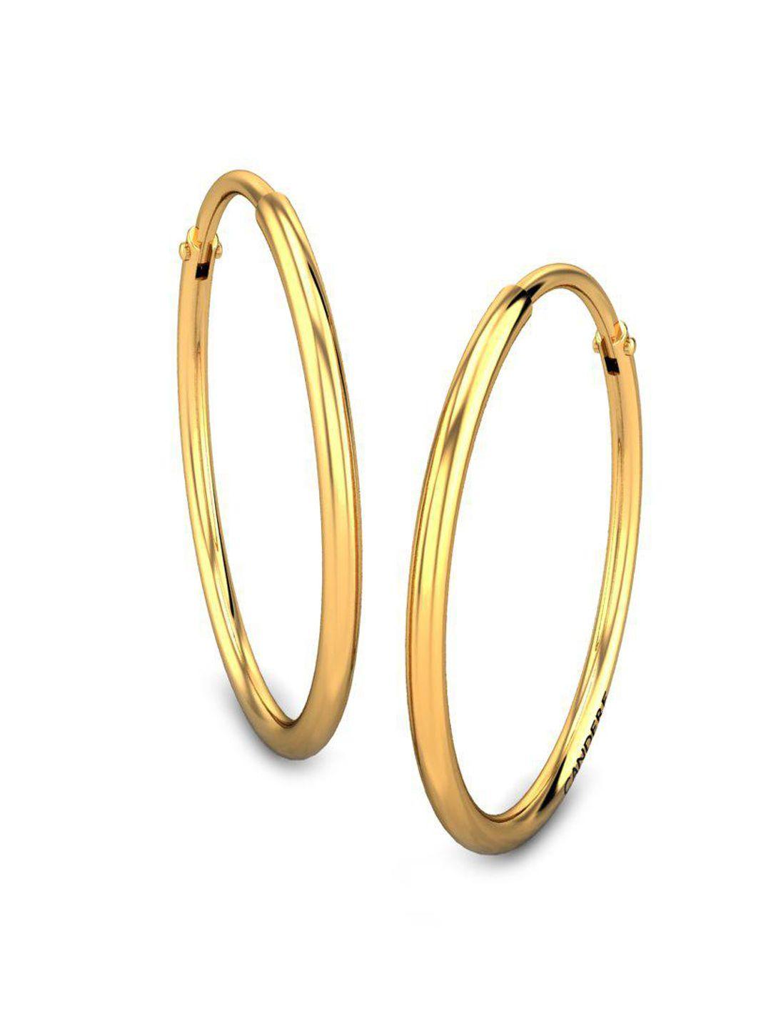 candere a kalyan jewellers company 22kt gold dangle earrings-2.01gm