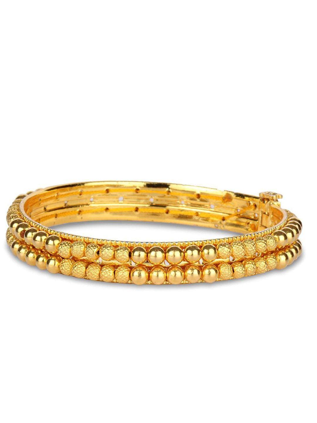 candere a kalyan jewellers company 22kt gold tushi bangle - 2.24 gm