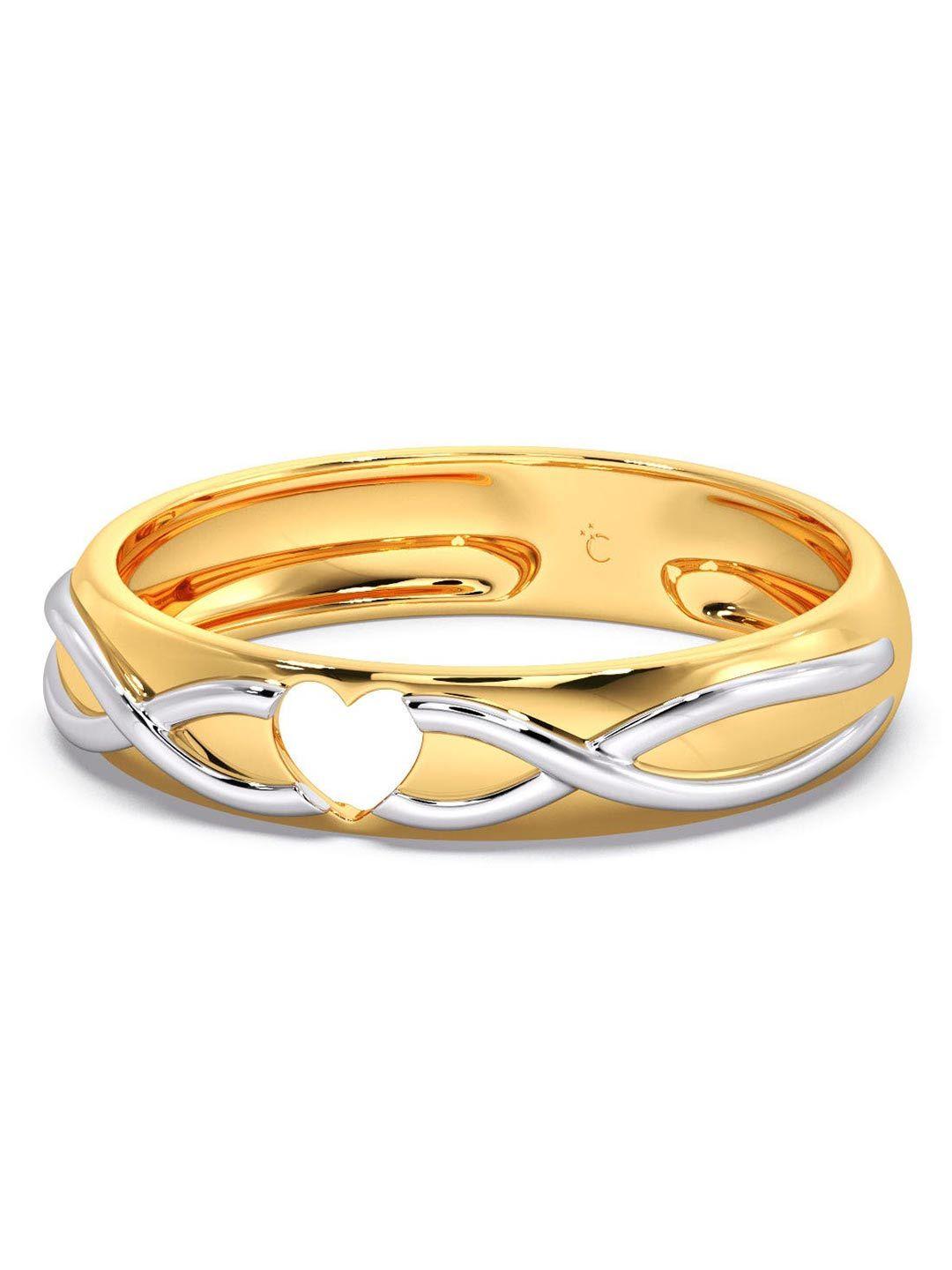 candere a kalyan jewellers company 14kt gold finger ring-2.51gm