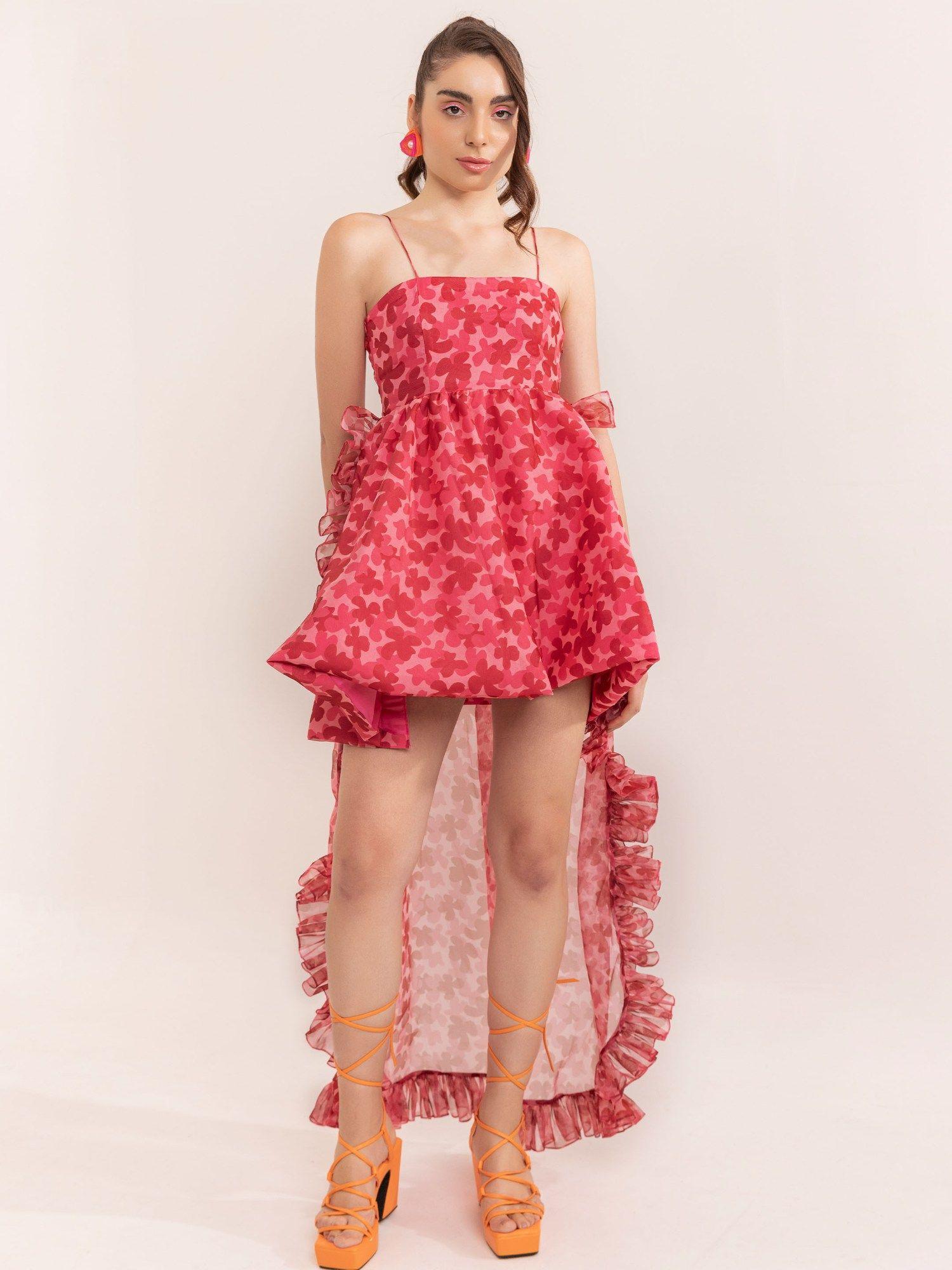 candy kiss high low balloon dress