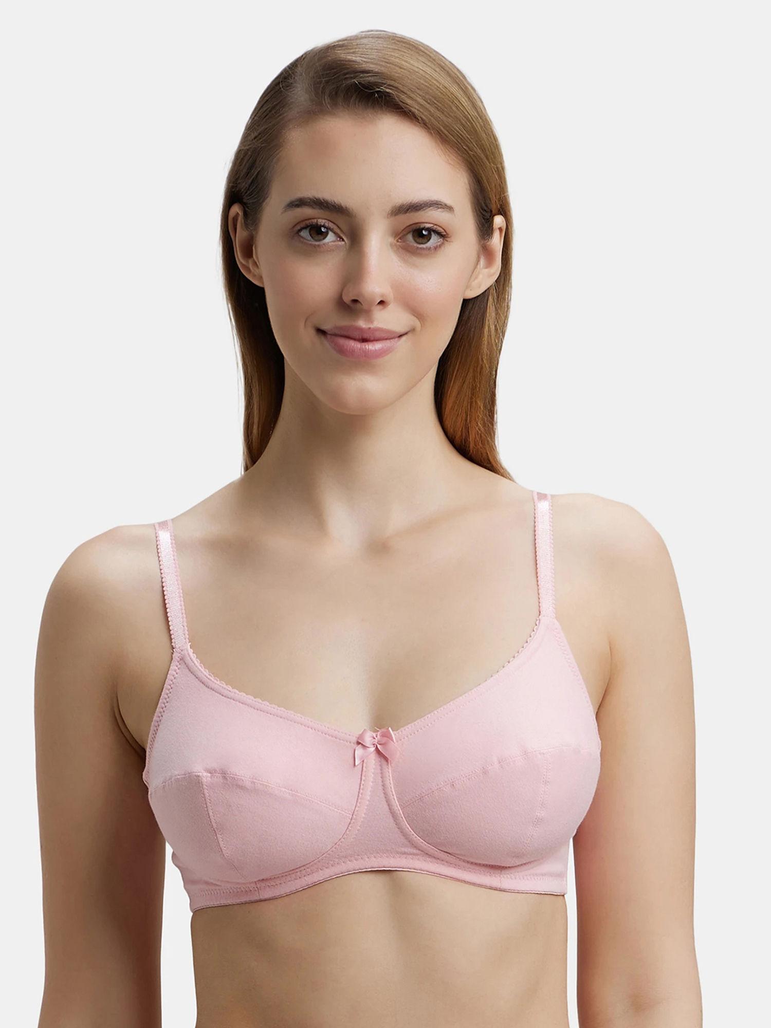 candy pink slim fit bra