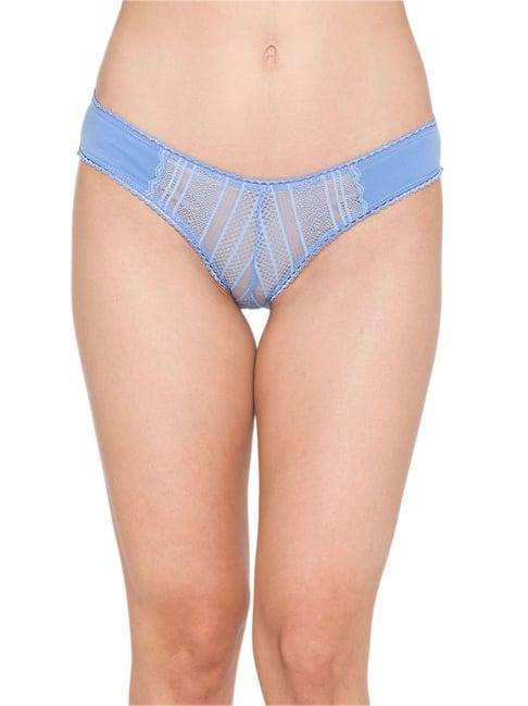 candyskin blue lace bikini panty