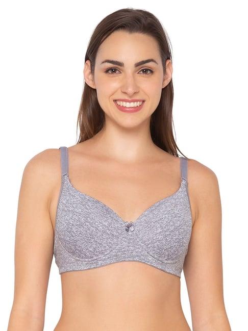 candyskin grey non wired padded minimizer bra