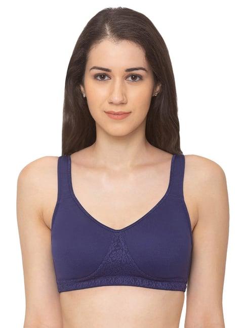candyskin navy non wired non padded full coverage bra