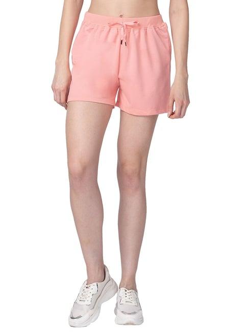 candyskin peach regular fit shorts