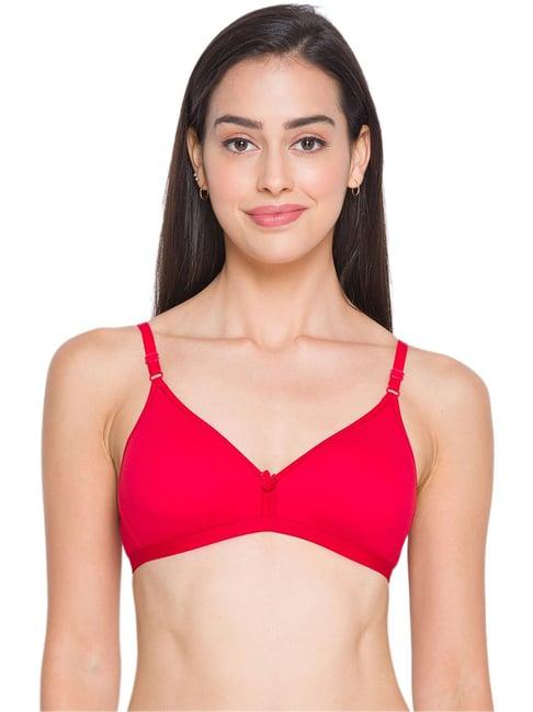 candyskin red non wired non padded everyday bra