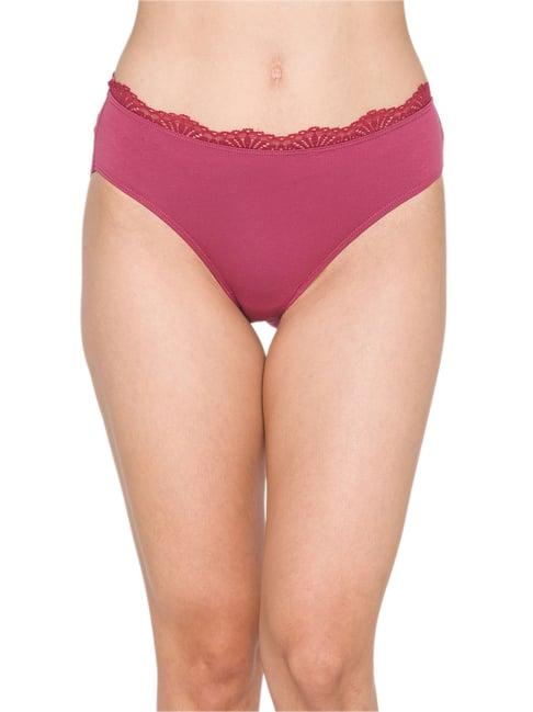 candyskin wine lace hipster panty