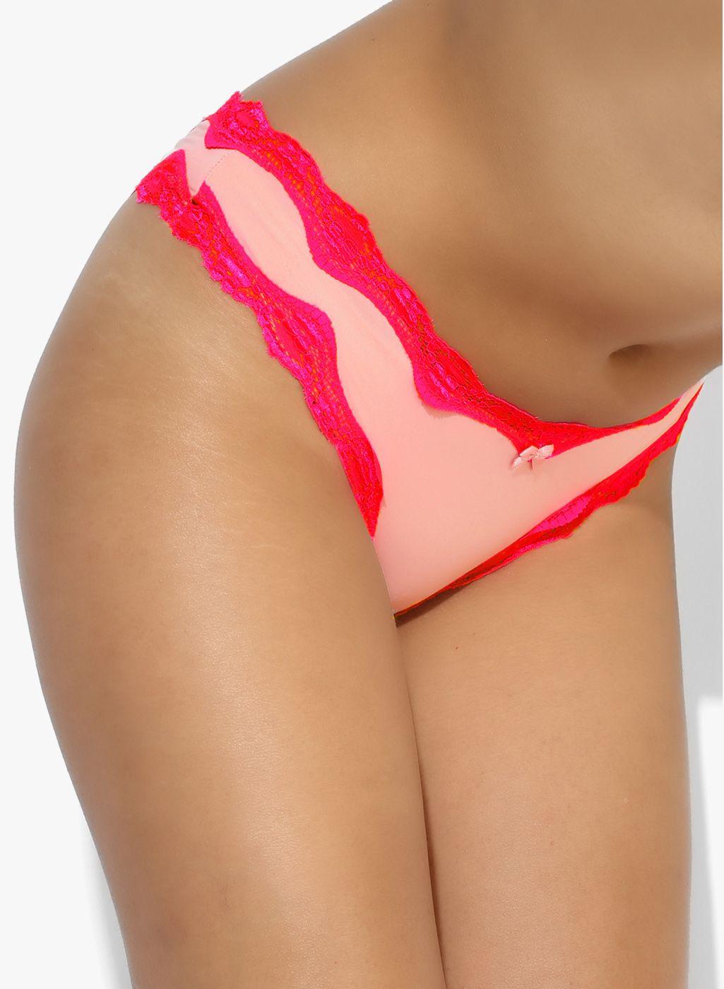 candyskin women pink solid briefs