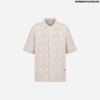 cannage short-sleeved shirt